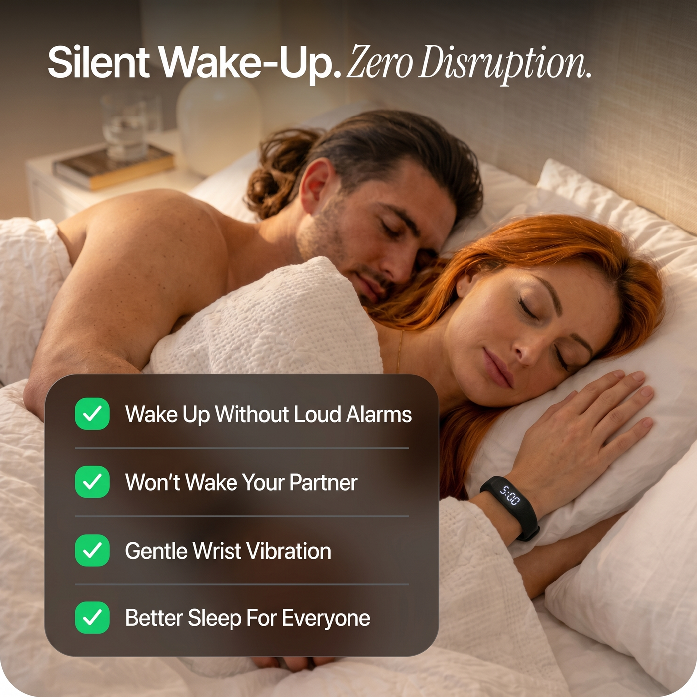 Alarma de Pulsera Silenciosa OnyxWake